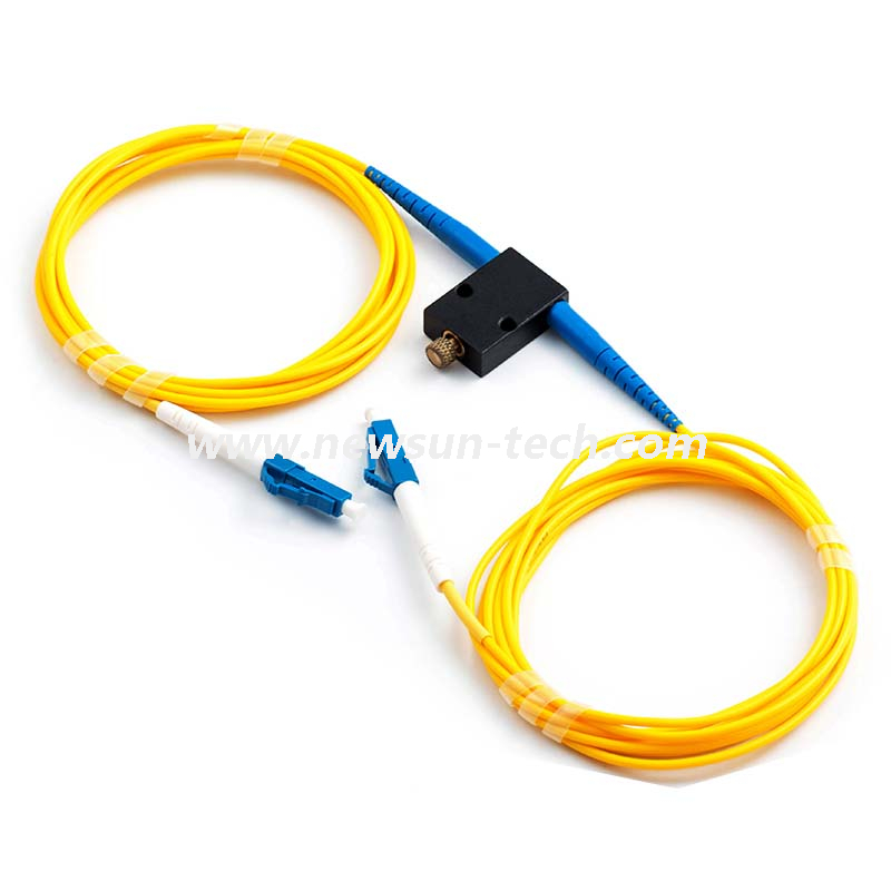 FC/SC/LC/ST Customized Variable Fiber Optic VOA In-Line Attenuator, SM/MM, 0~60dB