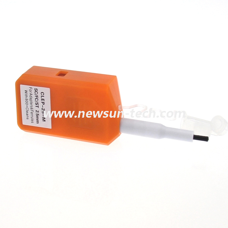  NS2-013 Mini 2.5mm 1.25mm One-Push Fiber Optic Pen Cleaner 