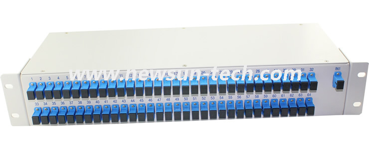 1U/2U 19" Rack-mounted PLC Splitter