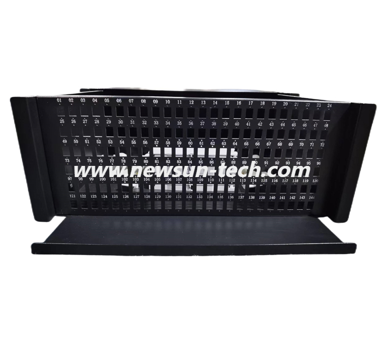 4U 144 Port 19" ODF Slidable Fiber Optic Patch Panel 