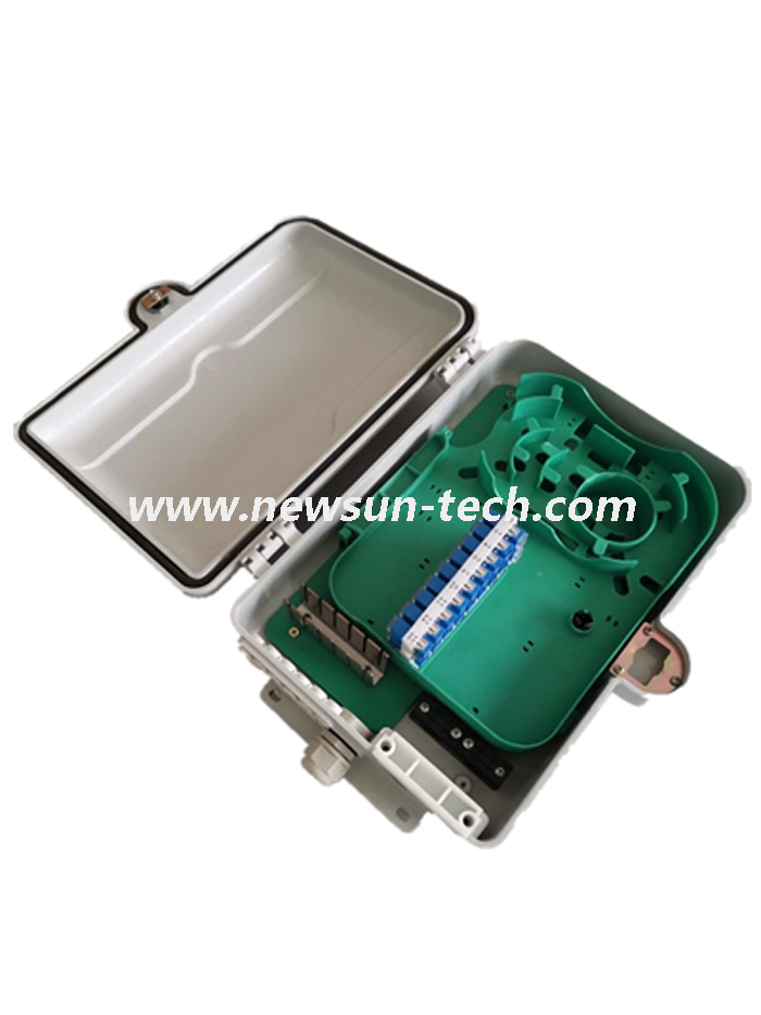 NSM-3616 Outdoor 16 Core SMC Waterproof FTTH Fiber Optic Termination Box